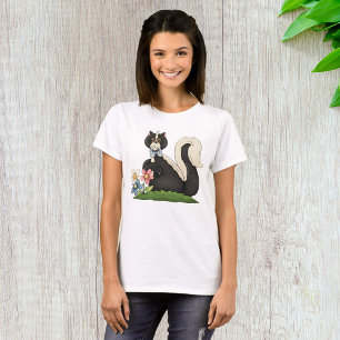 Camiseta Skunk Com Flores