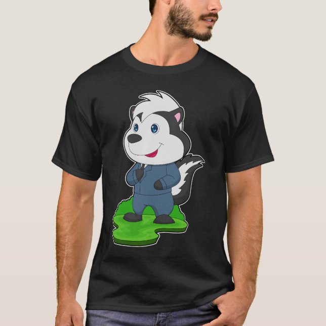 Camiseta Skunk Groom Wedding (Frente)
