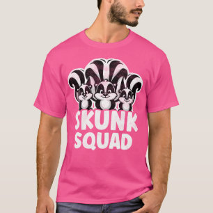 Camiseta Skunk Squad Animal Humor