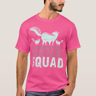 Camiseta Skunk Squad Fart Squirrel Skunk Engraçado