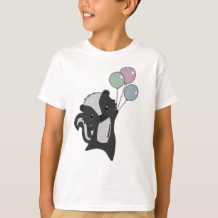 Camiseta Skunk Voa Com Balões Coloridos