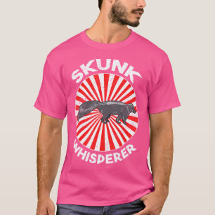 Camiseta Skunk Whisperer Funny Zoo Keeper Ideia Skunk