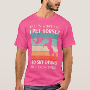 Camiseta Sky Diver Horse Women Sky Merge