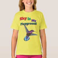 Sky é minha Design de pássaro da minha pátria