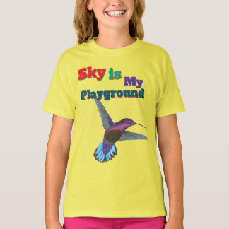 Camiseta Sky é minha Design de pássaro da minha pátria