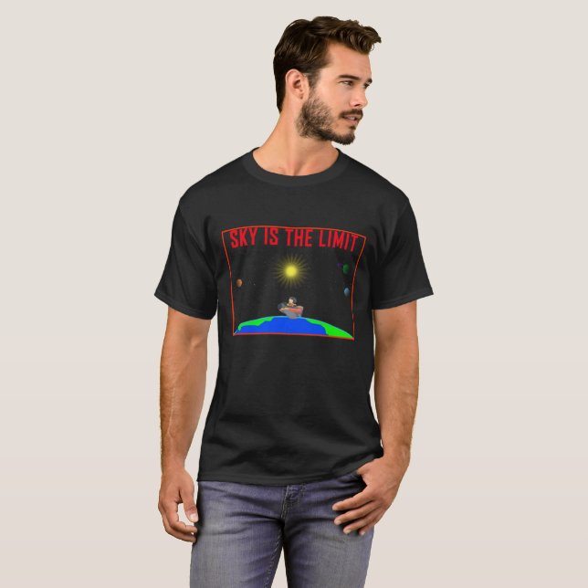 Camiseta Sky  is the limit (Frente Completa)