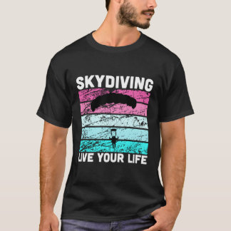 Camiseta Skydive Em Cores Para Instrutor Skydiving