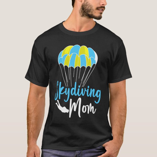 Camiseta Skydive Parachute Parachutist Skydiver M (Frente)