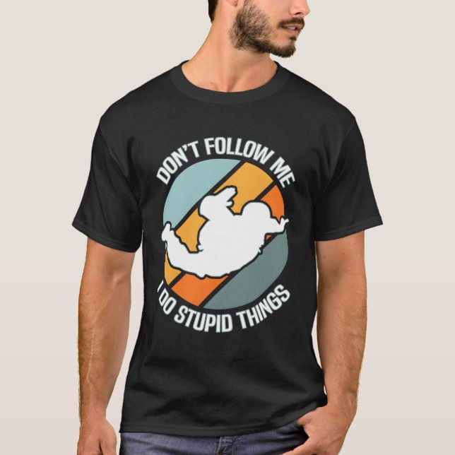 Camiseta Skydive Parachute Skydiving Skydiver (Frente)