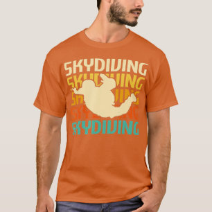 Camiseta Skydiver Clássico de Vintage Retroativo 3