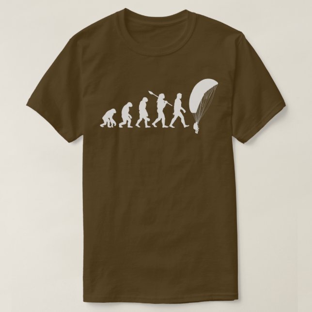 Camiseta Skydiver evolutivo (Frente do Design)