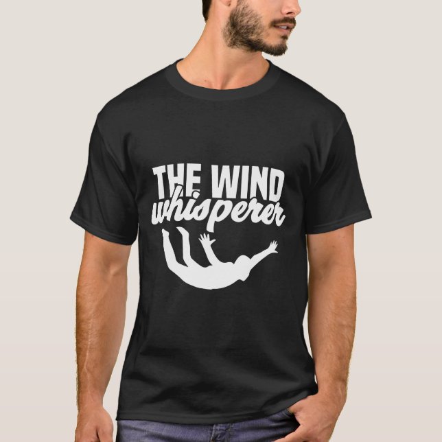 Camiseta Skydiver Indoor Skydiving Wind Tunnel Skydiver (Frente)