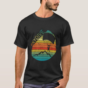 Camiseta Skydiver Skydiver Paraquedising Retro Vintage
