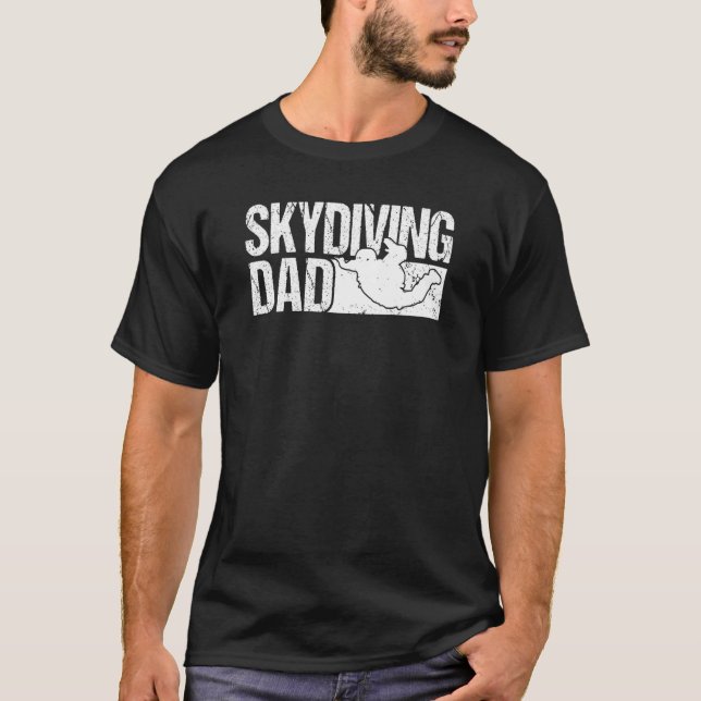 Camiseta Skydiver Skydiving Pai Skydiving (Frente)