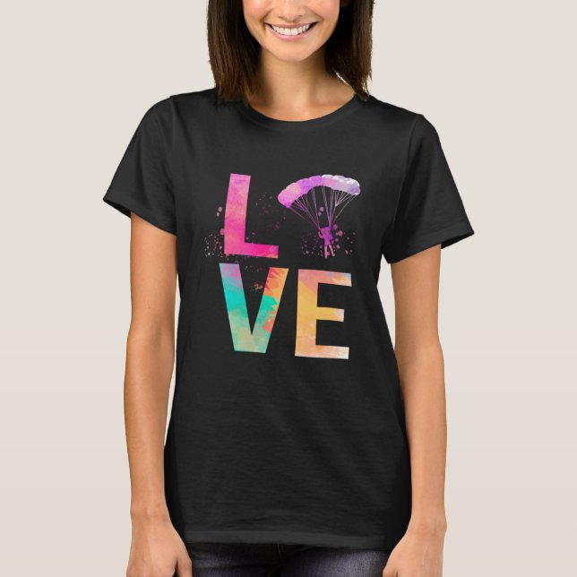 Camiseta Skydiving Colorida Mãe Skydiving (Frente)