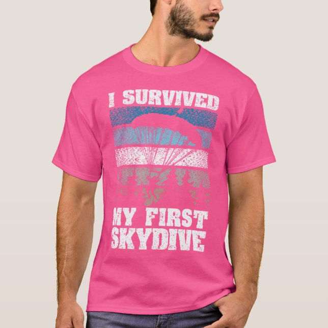 Camiseta Skydiving engraçado (Frente)