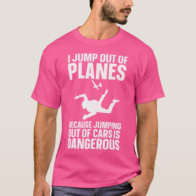 Camiseta Skydiving Engraçado Skydive Lover Skydivers (Frente)