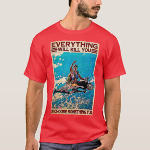 Camiseta Skydiving Escolhe Algo Divertido