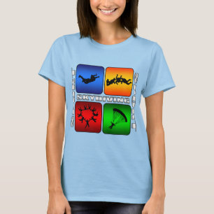 Camiseta Skydiving espectacular