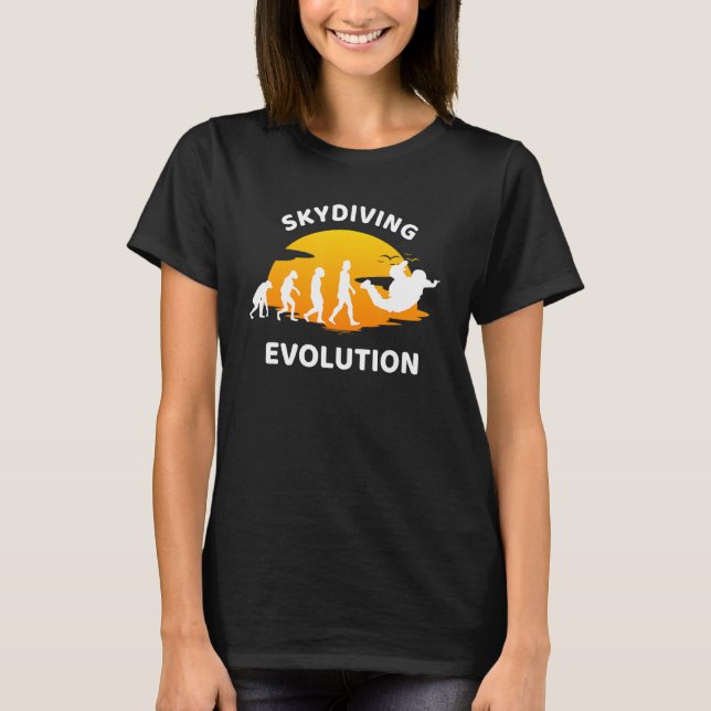 Camiseta Skydiving Evolution Flying Outfit Skydiving Gear (Frente)