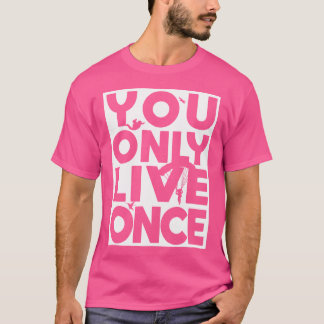 Camiseta Skydiving Men You Only Once