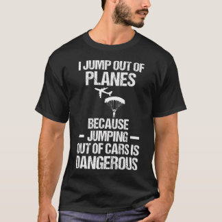 Camiseta Skydiving Oferece Presentes Para Homens Jumem Peri