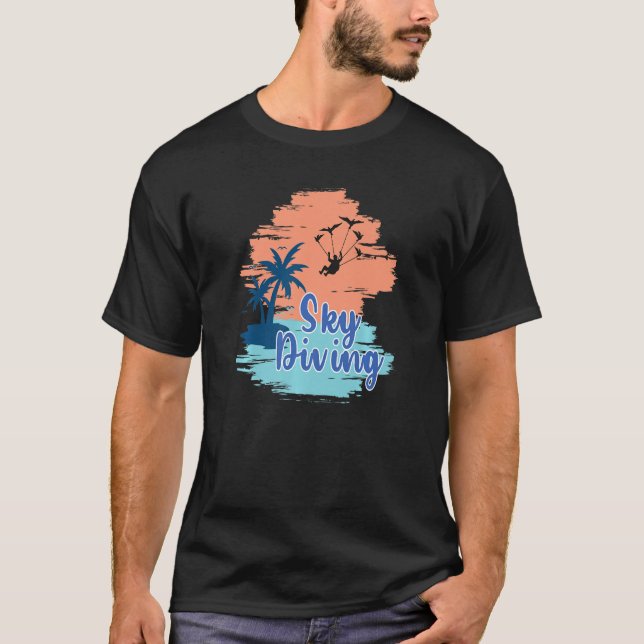 Camiseta Skydiving Parachute Gear (Frente)
