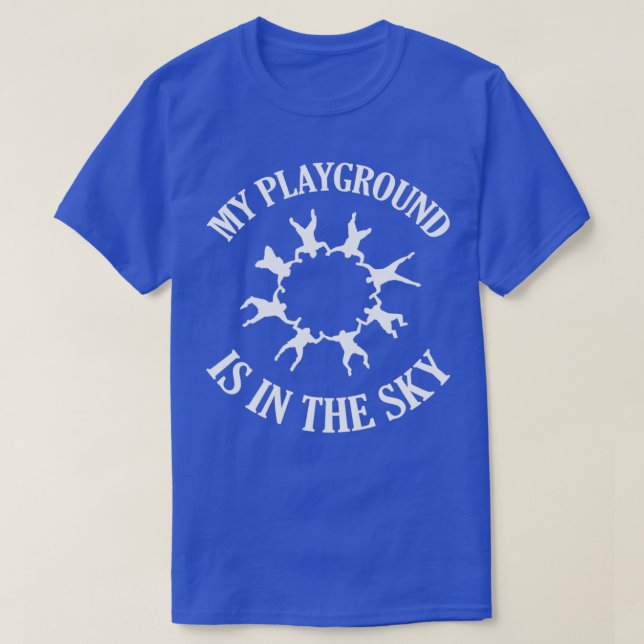 Camiseta Skydiving Playground (Frente do Design)