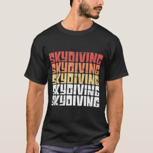 Camiseta Skydiving Retro Distress Skydive