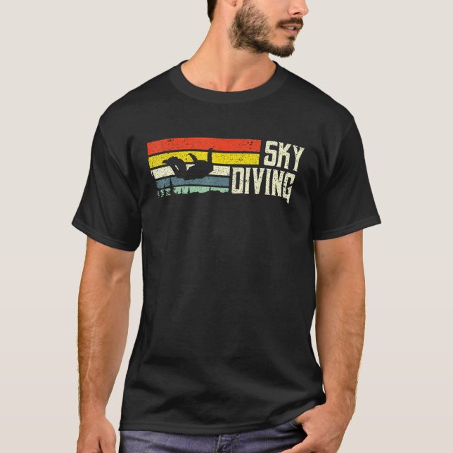 Camiseta Skydiving Skydive Sky Merging (Frente)