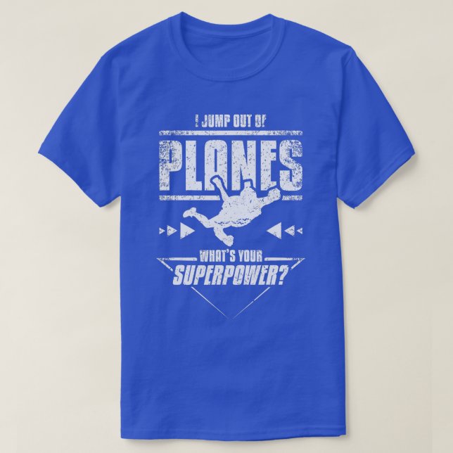 Camiseta Skydiving Superpower  (Frente do Design)