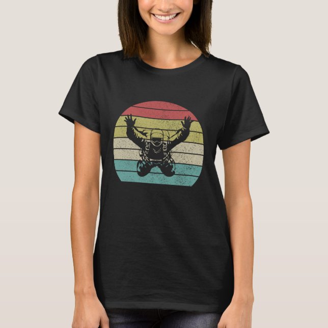 Camiseta Skydiving Vintage Sky Diving Diver Skydiver 1 (Frente)
