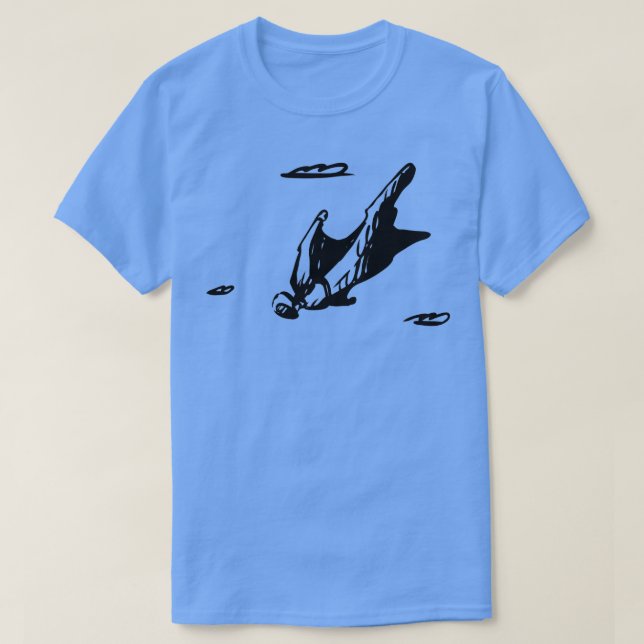Camiseta Skydiving Wingcase (Frente do Design)