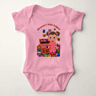 Camiseta Skye é ilimitada "A garotinha da vovó"