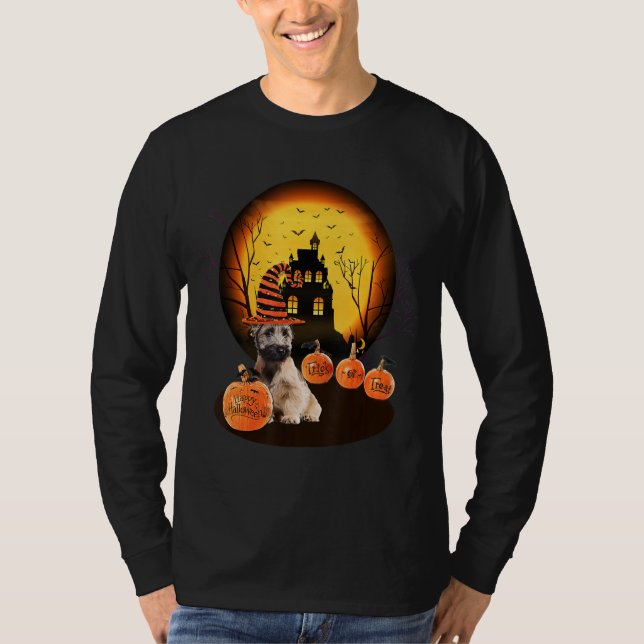 Camiseta Skye Terrier Halloween For Kids Mom Dad Love Dog (Frente)