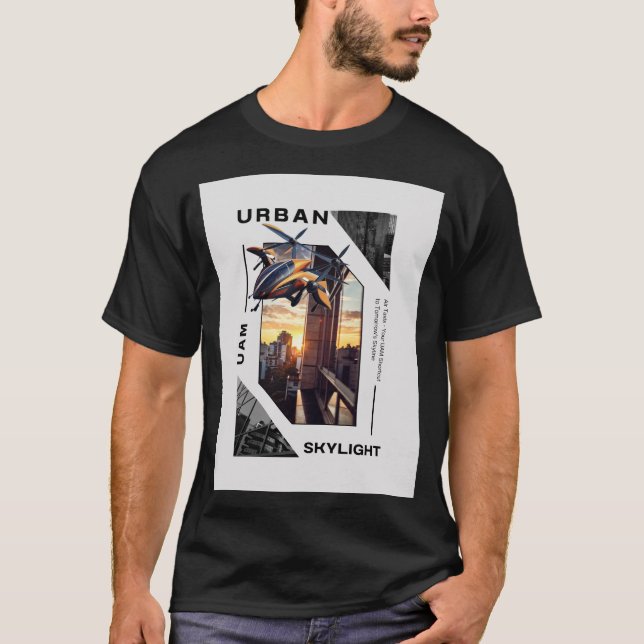 Camiseta Skylight Urbano para Air Taxi AAM UAM VTOL EVTOL (Frente)