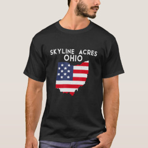Camiseta Skyline Acres Ohio EUA State America Viagem Ohioan