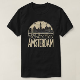 Camiseta Skyline Amsterdã