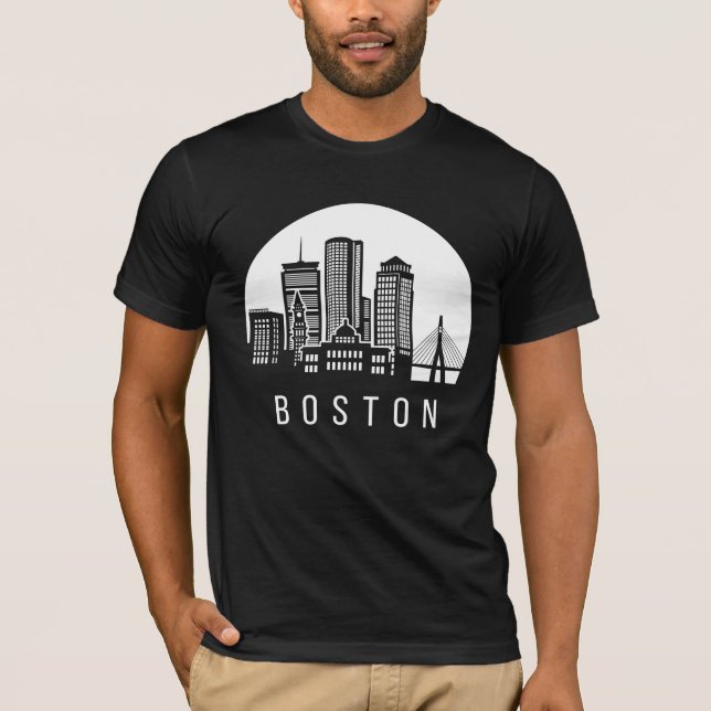 Camiseta Skyline Boston (Frente)