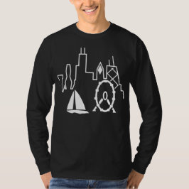 Camiseta Skyline Chicago