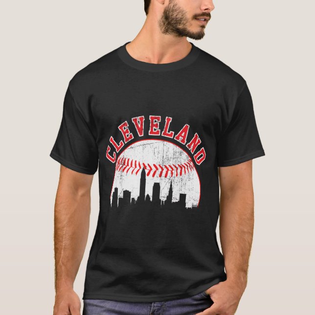Camiseta Skyline Cleveland Baseball (Frente)