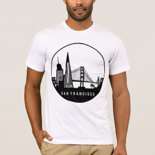 Camiseta Skyline da Califórnia em São Francisco
