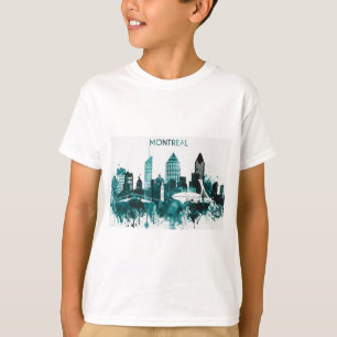 Camiseta Skyline da cidade de Montreal