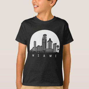 Camiseta Skyline da Flórida de Miami