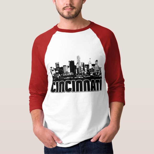 Camiseta Skyline de Cincinnati (Frente)