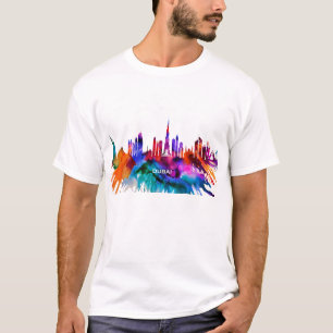 Camiseta Skyline de Dubai