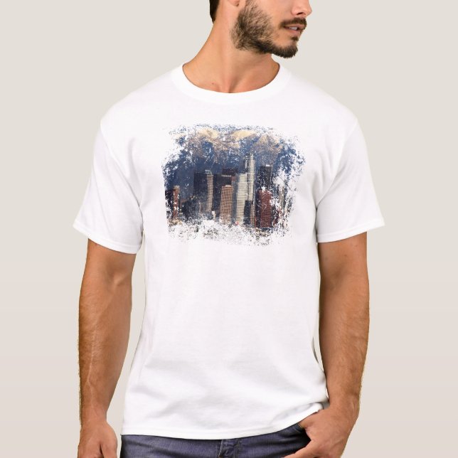 Camiseta Skyline de Los Angeles (Frente)