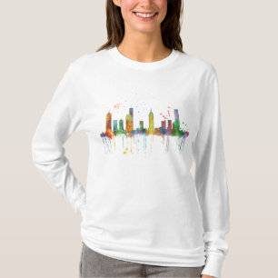 CAMISETA SKYLINE DE MELBOURNE, VICTORIA AUSTRÁLIA