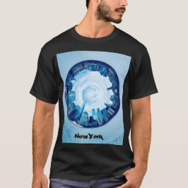Camiseta skyline de nova iorque em torno