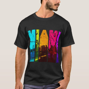 Camiseta Skyline de paisagem urbana de Miami na Flórida
